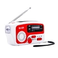 thumbnail image 1 of Radio de emergencia AM/FM Radio de manivela Radio portátil solar recargable con linterna LED Carevas Equipo de radio, 1 of 7