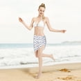 thumbnail image 5 of Bingfone Hipster Mustache Women's Sarong Swimsuit Cover Ups Bathing Suit Coverups Chiffon Beach Wrap Skirts, 5 of 7