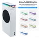 thumbnail image 5 of Ventilador de refrigeración RGB para Xbox Series S, sistema de refrigeración con velocidad ajustable en 3 niveles, tira de luz RGB con 7 modos, filtro de polvo, bajo nivel de ruido y 2 puertos USB, 5 of 9