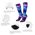 thumbnail image 4 of Women's Knee High Socks Galaxy Outdoor Casual Tube Socks, 4 of 7
