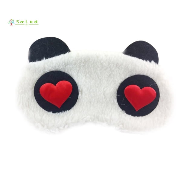 *d* lindo panda unisex felpa viaje dormir siesta ojo máscara sombra cubre ojos vendado