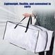 thumbnail image 4 of Bolsas de mudanza extra grandes transparentes con correas para mochila, bolsa de almacenamiento plegable que ahorra espacio, 4 of 7