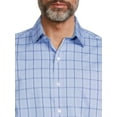 thumbnail image 3 of George Men's Classic Plaid Dress Shirt with Long Sleeves, Sizes S-3XL, 3 of 5