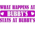 thumbnail image 2 of CafePress - What Happens At Bubby's Infant Bodysuit - Baby Light Bodysuit, Size Newborn - 24 Months, 2 of 4