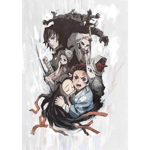 HD Demon Slayer Poster Artwork Jafananci Anime Nigeria