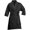 Black 3XL, variant on Hfppkn Unisex Japanese Style Chef Uniform Short Sleeve Work Shirt for Sushi Restaurant Size M White