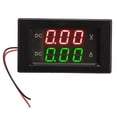 thumbnail image 1 of YB4835VA DC 0 to 300V 50A Dual Display Current Voltmeter Waterproof Interference Resistant LED Voltage Ammeter, 1 of 14