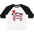 thumbnail image 3 of Inktastic Love My Bulldogs Football Boys or Girls Toddler T-Shirt, 3 of 5