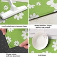 thumbnail image 3 of Green Daisy Flower White Blooms Pattern Kitchen Rug Mat,Kitchen Runner Rugs Non Skid Washable,Decorative Kitchen Floor Mats for Kitchen,Sink,Laundry,17"X47", 3 of 5
