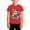 Red, variant on Back to School Shirt for Boys Short Sleeve Cartoon Prints T Shirts Crewneck Kids Clothes 1-13 Years