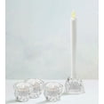 thumbnail image 2 of Mainstays Diamond 2in1 Glass Home Candle Holder 4pack, 2 of 5