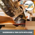 thumbnail image 4 of Worx WX845L.9 20V Power Share 7.25" Cordless Sliding Compound Miter Saw (Tool Only), 4 of 7