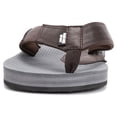 thumbnail image 2 of MUK LUKS Men's Mason Flip Flop -Brown 12, 2 of 7