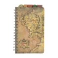 thumbnail image 1 of Cuaderno espiral plateado con mapa de Buffalo y El Señor de los Anillos, 1 of 5