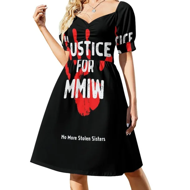 Para MMIW Vestido sin mangas Vestido largo de mujer Vestidos para eventos especiales Vestido