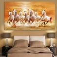 thumbnail image 7 of Single Bedside Abstract Horse Racing White Horse Canvas Mural Decoration, 7 of 7