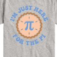 thumbnail image 3 of Instant Message - Just Here For The Pi - Toddler And Youth Short Sleeve Graphic T-Shirt, 3 of 6
