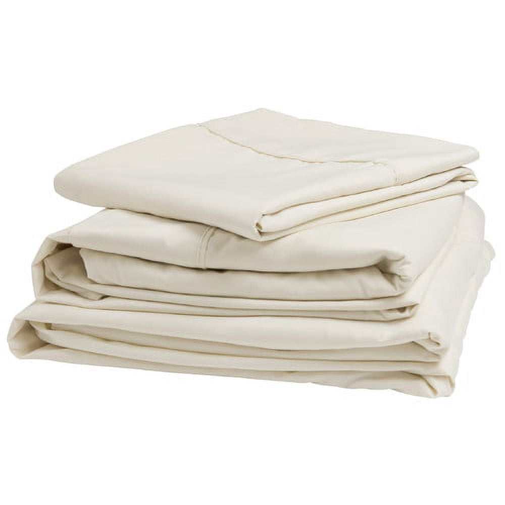 Denver Mattress RV Collection 100 Percent Cotton Sateen Sheets Sets, 300-Thread-Count For Mattresses Up to 14" Deep (Includes 2 Pillow Cases)