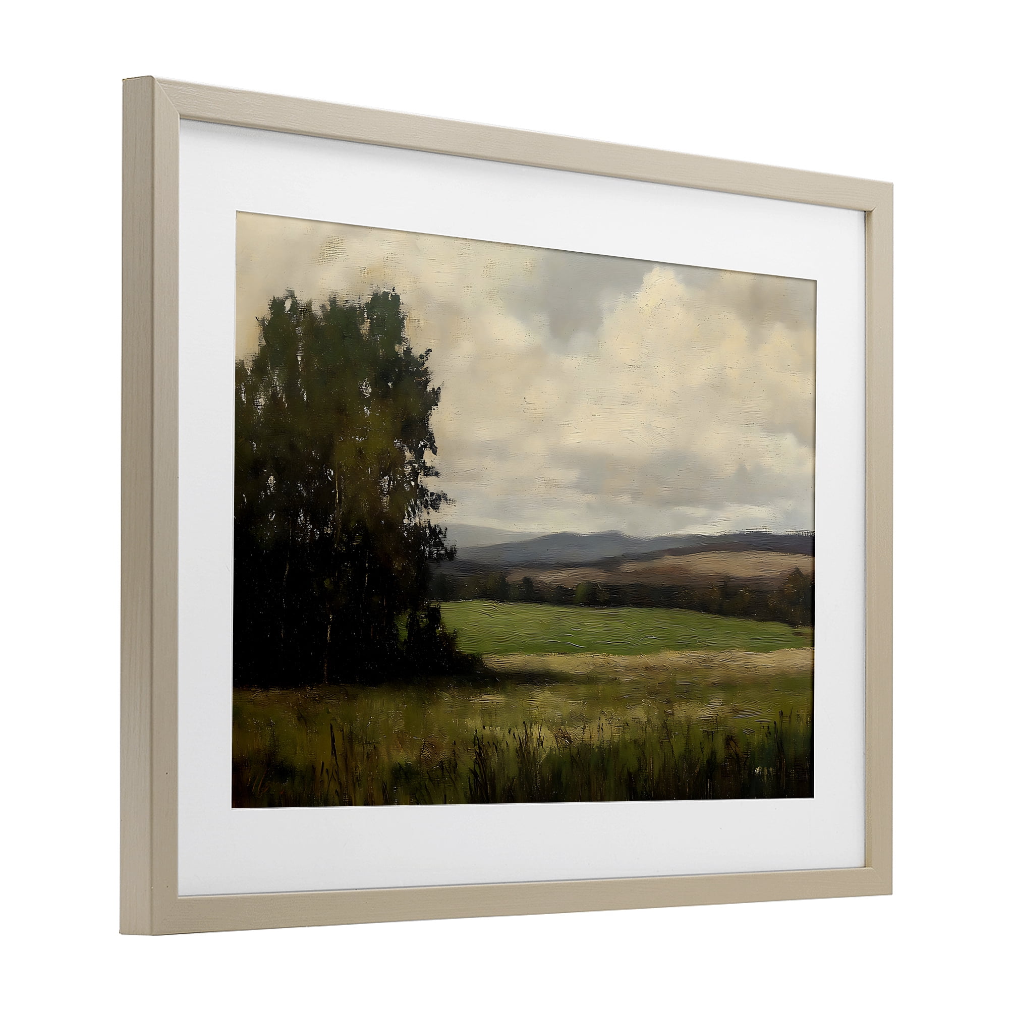 Stupell Industries Hills In The Distance Birch Framed Print Under Glass, design by Creative Studio