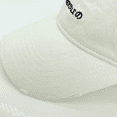 thumbnail image 4 of Hat Female Letter Embroidery Summer Sunscreen Shade Fashion Personality Hole Baseball Cap Male(Beige), 4 of 5