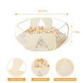 thumbnail image 2 of Kids Beige Ball Pit Large Pop Up Childrens Ball Pits Tent for Toddlers Playhouse Baby Crawl Playpen with Zipper Storage Bag, Balls Not Included, 2 of 5