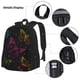 thumbnail image 3 of Fotbe Butterfly Set Escolar 3 en 1 para Niños - Mochila Duradera con Lonchera Aislante y Estuche para Lápices - Mochila Escolar para Niños y Niñas, 3 of 7