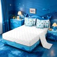 thumbnail image 3 of meiyoeat Watercolor Sea Turtle 7-Piece Twin Bedding For Boys,Ocean Animal Starfish Bedding Comforter Set,Reversible, 3 of 7