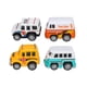 thumbnail image 5 of Juego de vehículos Ticfox 4 piezas Mini coche de dibujos animados, 5 of 12