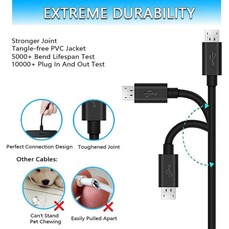 TRHOO-Compatible for LG K8V Phone Charger [UL Listed] for LG K8V