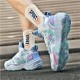 thumbnail image 7 of BINQER Men's Basketball Shoes Breathable Colorful Volleyball Sneakers with Mesh Upper Non Slip Rubber Indoor Shoe, 7 of 7
