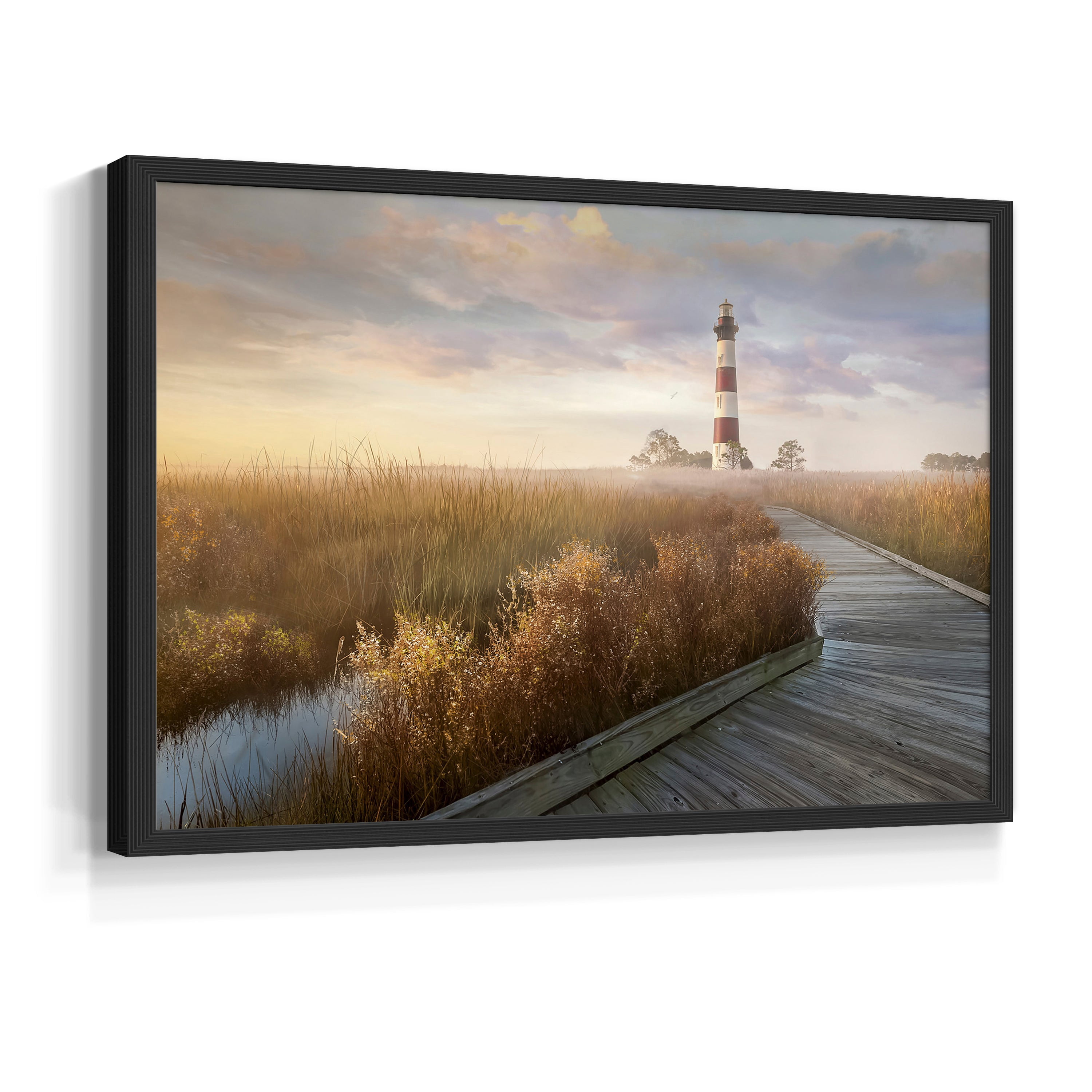 Private Path I by Mike Calascibetta - Restickable Framed Giclée Print