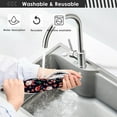 thumbnail image 6 of Coolnut Christmas Santa Claus Sink Splash Guard for Faucet 2 Packs Faucet Absorbent Mats, Happy New Year Faucet Handle Drip Catcher Quickly Drying Mat for Kitchen Counter Bathroom, 30"x5.5", 6 of 7