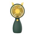thumbnail image 2 of Mini ventilador de refrigeración por aire Regalo de ventilador de mano USB portátil de dibujos animados (orejas de ciervo verde) Tmvgtek Libre de BPA, 2 of 8