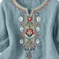 thumbnail image 6 of Women Flowy Tops Casual Loose Print Short Sleeve Plus Size T-Shirt Top Blouse Summer Fashion Tops for Women, Up to 65% Off!, 6 of 8