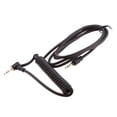 thumbnail image 1 of Cable en espiral de audio estéreo de 3,5 mm L Jack Cable de distribución de auriculares Cable de micrófono Conector de auriculares Línea de adaptador negro Sunnimix Cable de audio de repuesto, 1 of 10