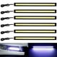 thumbnail image 1 of Muyoka uds luces de circulación diurna 6,69 pulgadas DRL tira de luces LED para coche 12V 6000K iluminación de conducción blanca tiras LED COB impermeables tira de luces blancas para Interior de coche Muyoka Hogar, 1 of 7