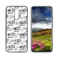 thumbnail image 1 of Compatible with LG K12 Plus Phone Case, Cow-Print-Abstract-Art-Black-White-Pink-Cute9 Case Men Women, Flexible Silicone Shockproof Case for LG K12 Plus, 1 of 1