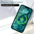 thumbnail image 4 of for iPhone 14 Case Cute Slim Shockproof Phone Case with Wireless Charging Support and Protection, Green, 4 of 7