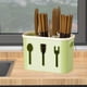 thumbnail image 1 of Thickened Stainless Steel Chopstick Tube Commercial Milk Tea Store Bar Organizer Straw Tube Stick Bucket Knife And Fork Draining Cage, 1 of 6