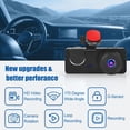 thumbnail image 4 of 3 Channel Dash Cam, 4K+1080P Front/Rear/Inside Triple Car Camera with 32GB Card, Built-in G-Sensor & 2’’ IPS Display for Vehicles, 4 of 7