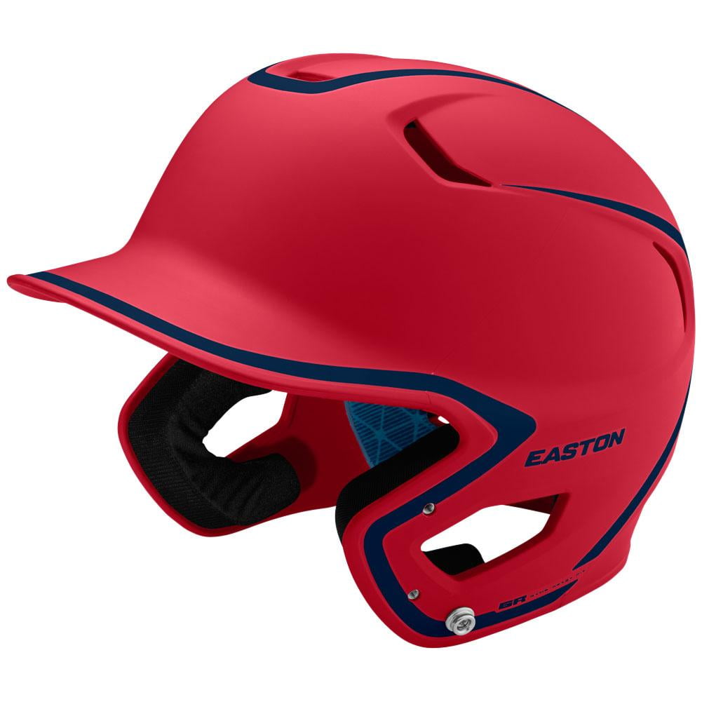 Easton Z5 2.0 Matte TwoTone Batting Helmet Red Navy