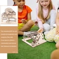thumbnail image 2 of 1 Set 3D Wooden Marble Run Puzzle Toy Hand-cranking Track Beads Rolling Toy, 2 of 5