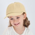 thumbnail image 6 of Toddler Hat Cute Brown Baseball Hat for Boys Breathable Casual Toddler Baseball Caps for Boys 1 Years Kids Clothes, 6 of 9