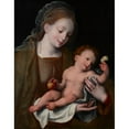 thumbnail image 3 of Cornelis van Cleve 20x24 Black Modern Framed Museum Art Print Titled - Madonna and Child (C. 1550), 3 of 5