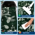 thumbnail image 4 of 4x6 Christmas Area Rug - Washable Low Pile Indoor Carpet with Non-Slip Backing, Indoor Printed Holiday Rug for Entryway Kitchen Bedroom, 4 of 6