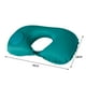 thumbnail image 2 of Almohada de viaje en forma de U, cojín inflable para el cuello de avión (pavo real), verde, 2 of 5