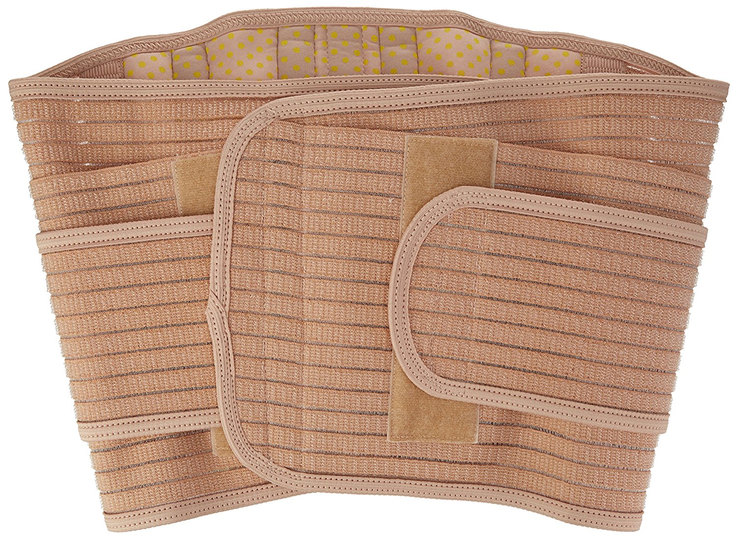 Heat Retaining Back Support, Beige, Small, Material has ceramic fibers that insulate the joint
