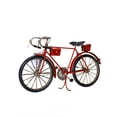 thumbnail image 1 of Bicicleta de Adorno de Metal Vintage, 28 cm de Largo rojo, 1 of 3
