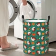 thumbnail image 4 of Lsque Cartoon Turkey pattern Laundry Hamper Basket, Tall Woven Rope Hamper Basket for Clothes, Lightweight Storage Basket, Collapsible Waterproof-Medium, 4 of 8