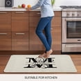 thumbnail image 6 of Letter M Door Mat Indoor Outdoor, Monogram Words Non Slip Welcome Mat with Rubber Backing, Absorbent Fabric Front Door Mats Entryway Rug for Home Patio Entrance 16"x24", 6 of 8